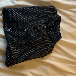 Bonobos Black and White Patterned Polo Shirt